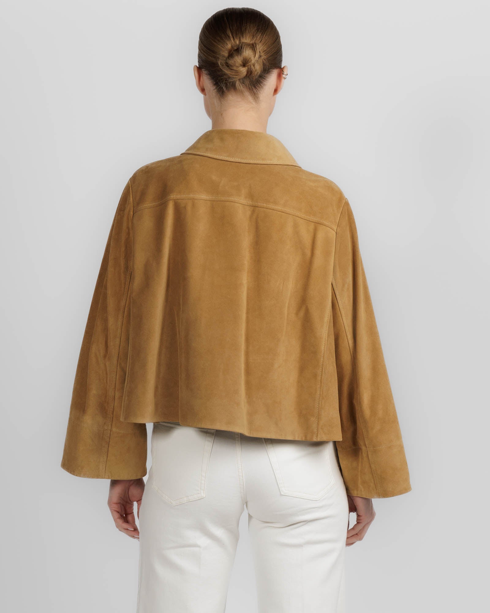 The Mini Suede Swing Jacket