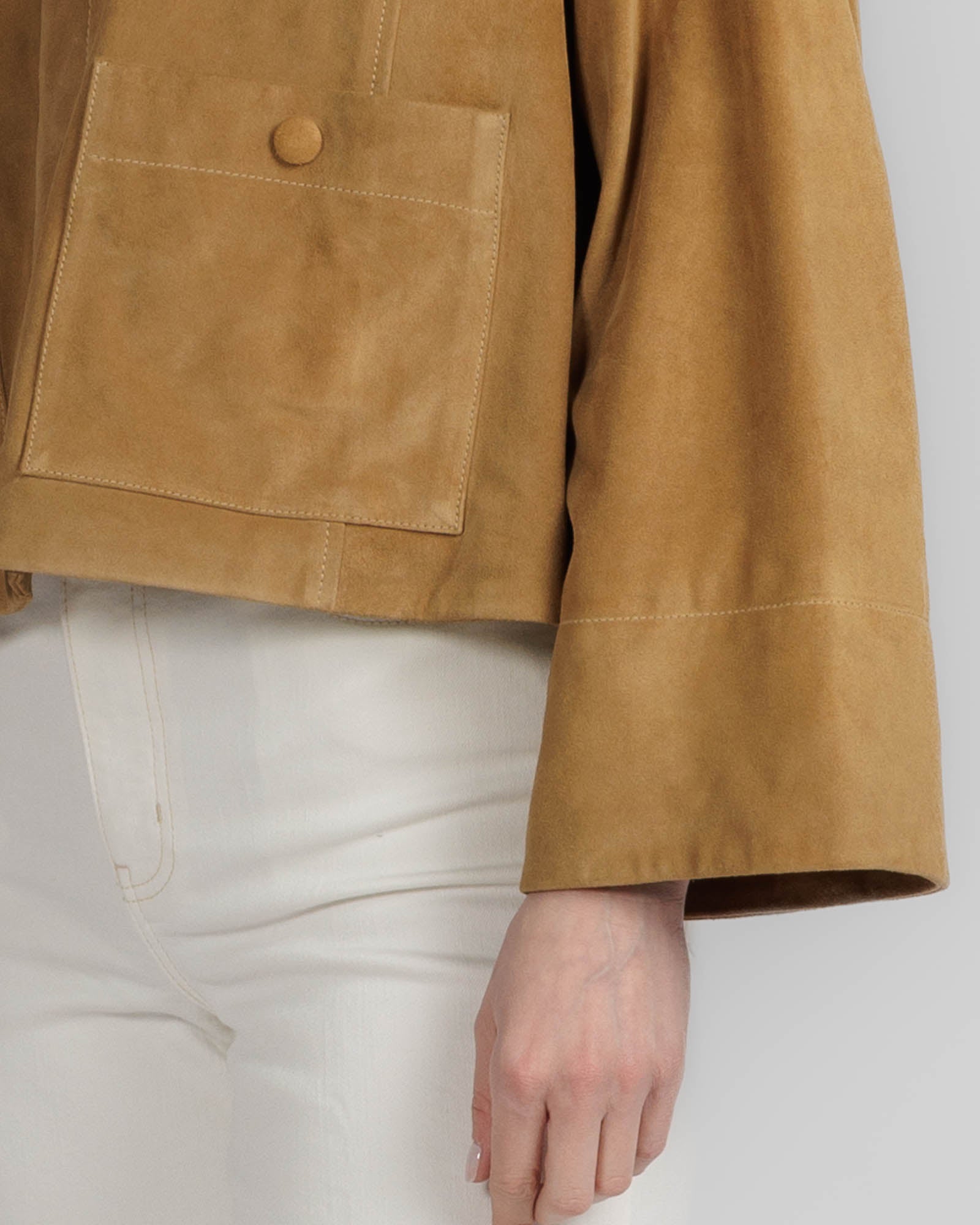The Mini Suede Swing Jacket
