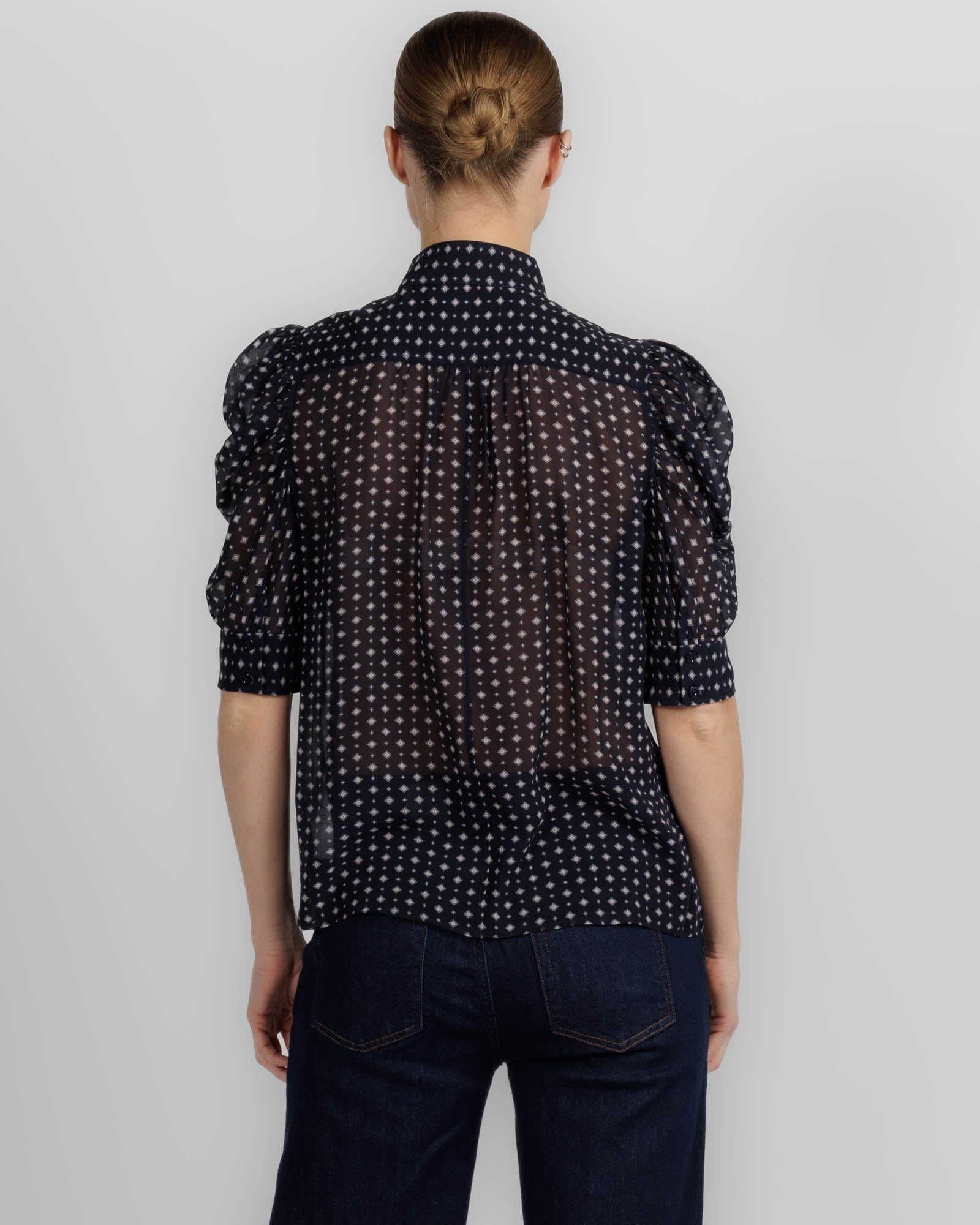 Tie Print Gillian Top