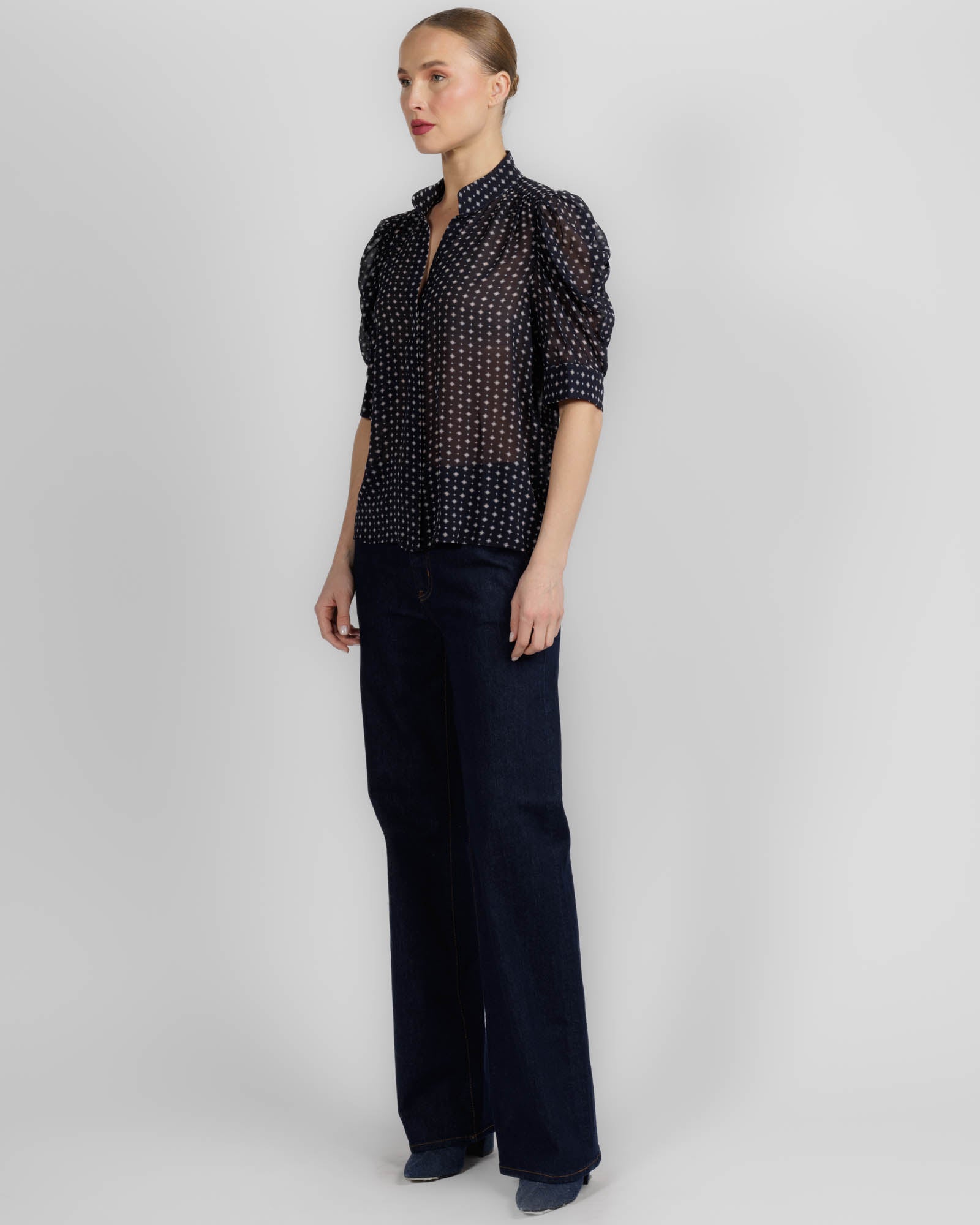 Tie Print Gillian Top