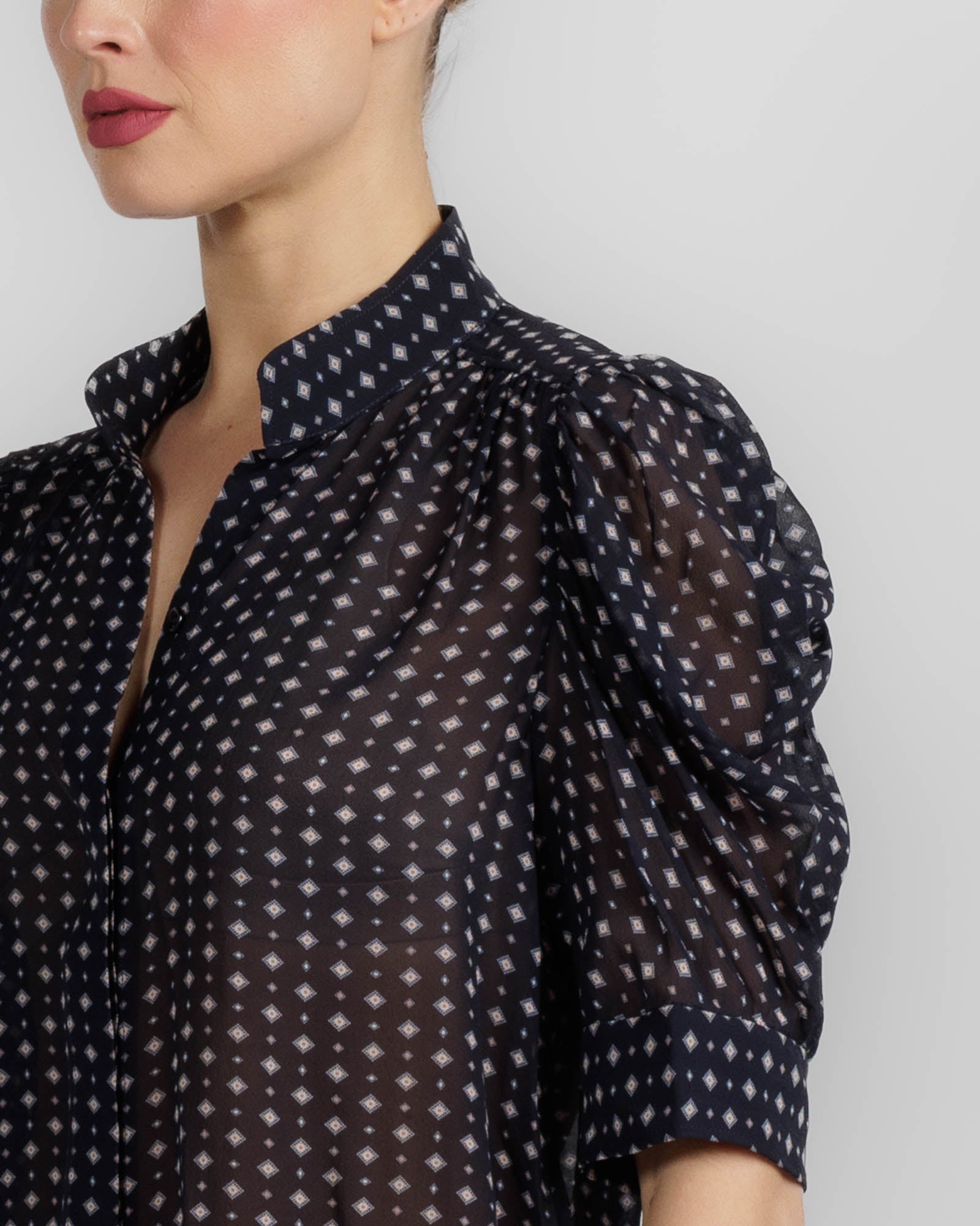 Tie Print Gillian Top