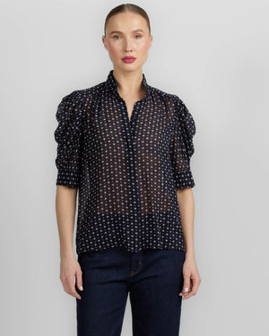 Tie Print Gillian Top