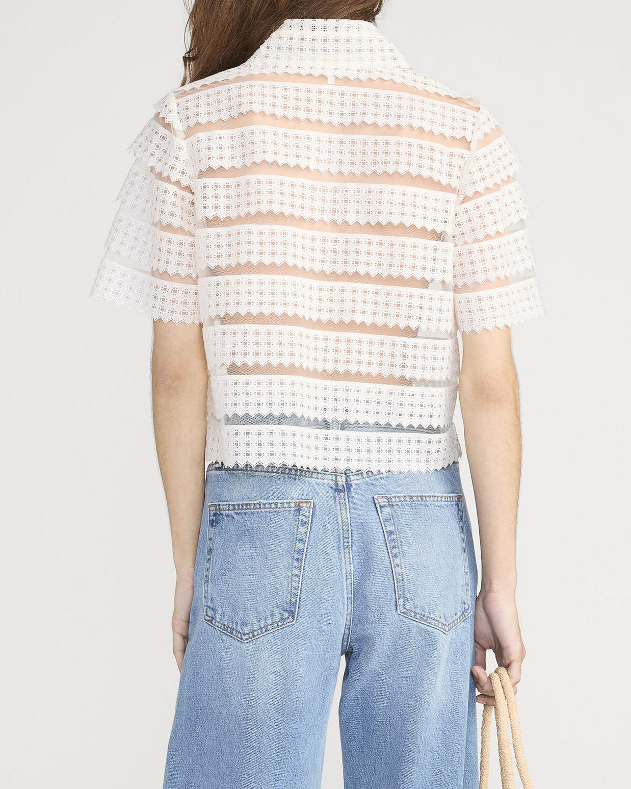 The Lattice Crochet Blouse