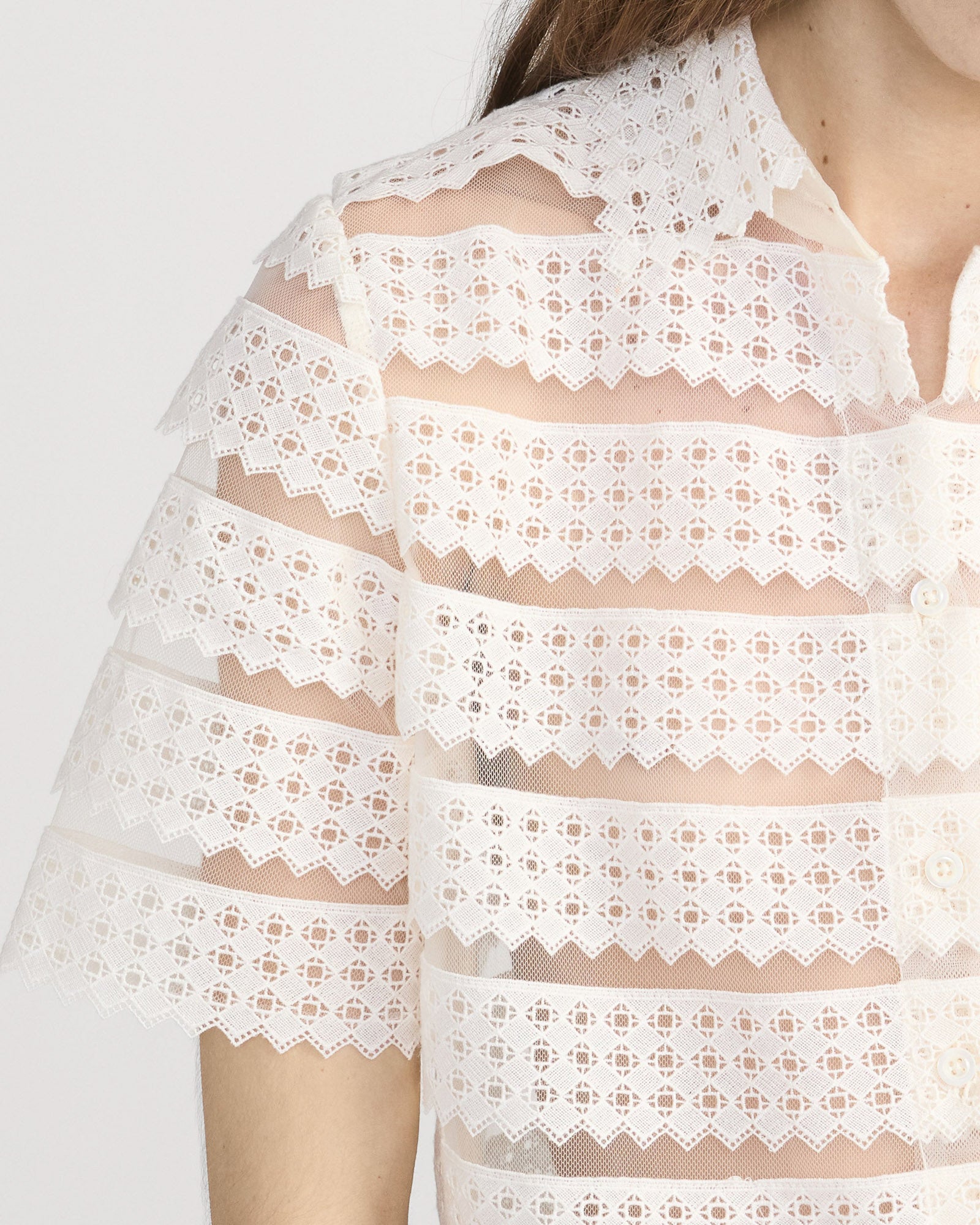 The Lattice Crochet Blouse