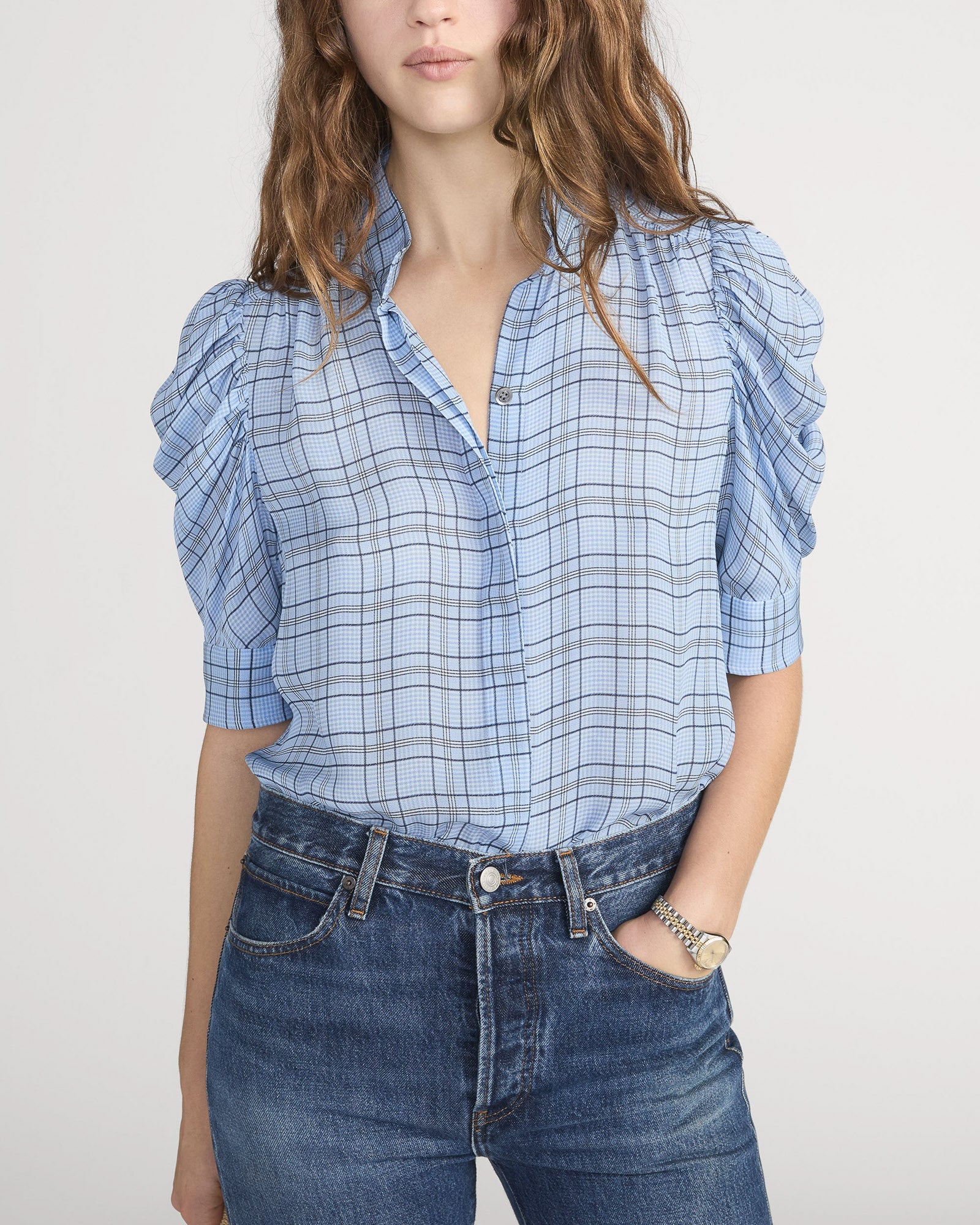 The Plaid Gillian Top