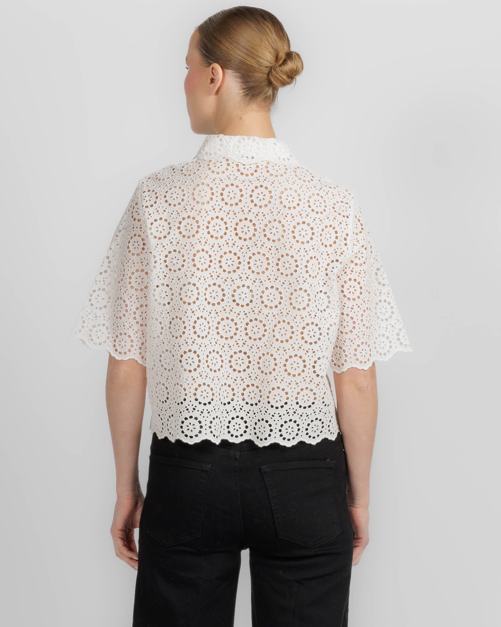 The Petal Eyelet Shirt