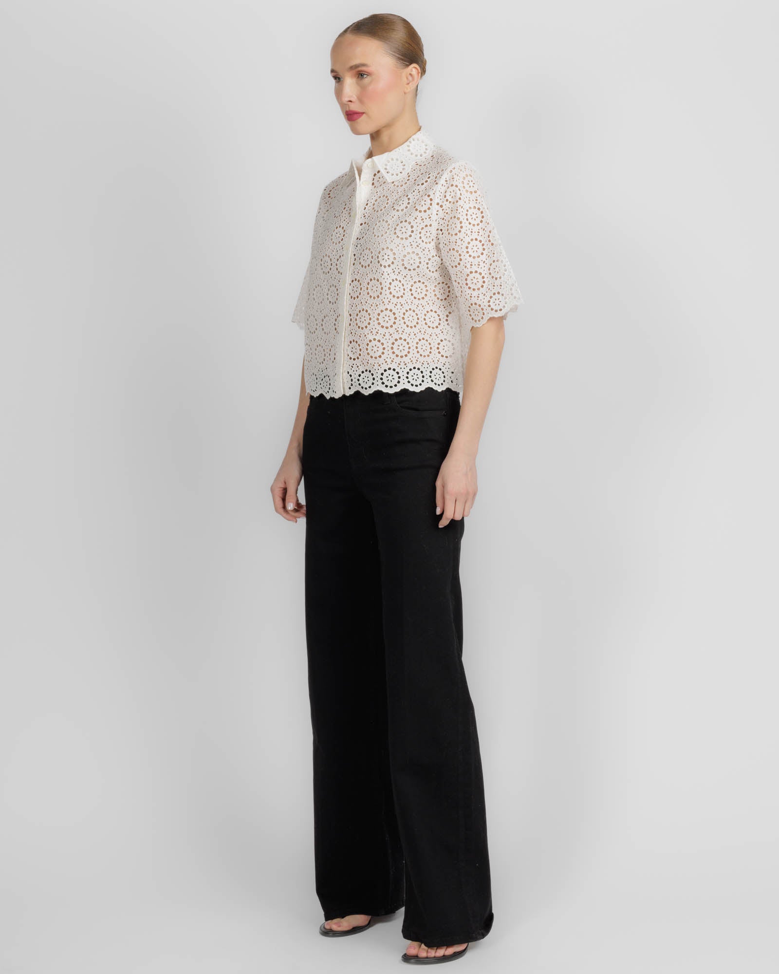The Petal Eyelet Shirt
