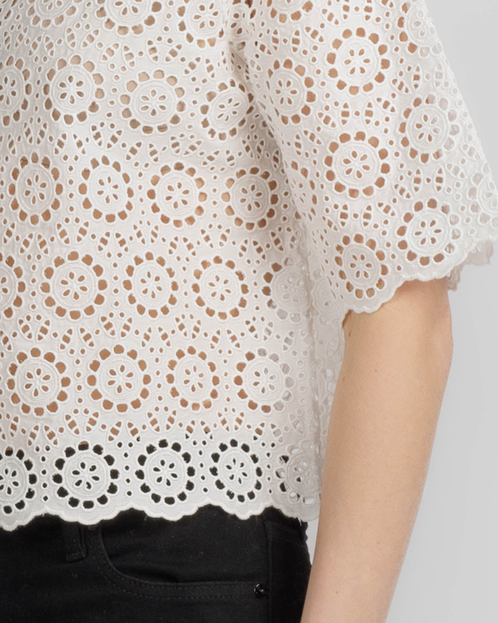 The Petal Eyelet Shirt