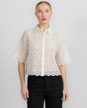 The Petal Eyelet Shirt