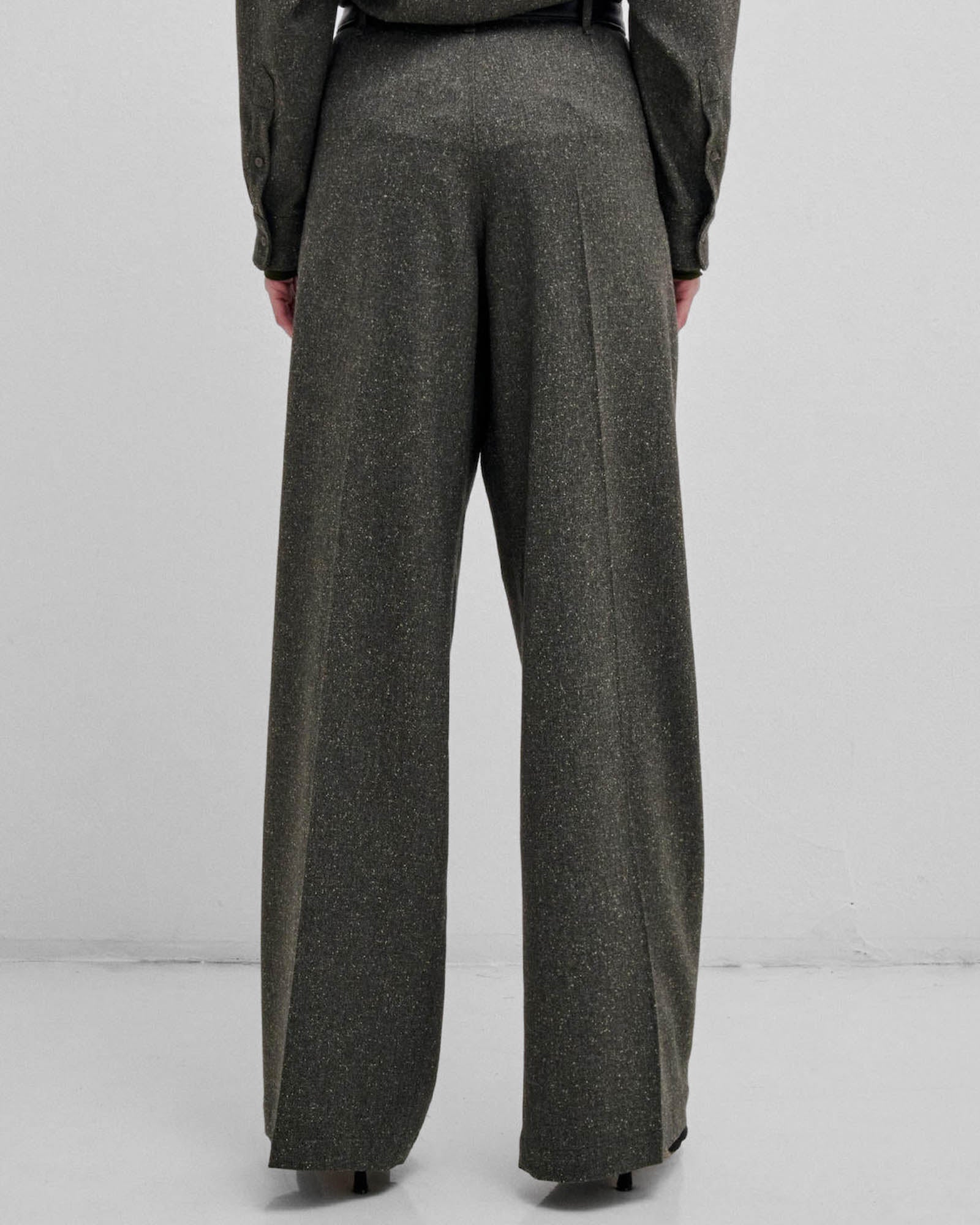 Gaia Leather Belt Pant