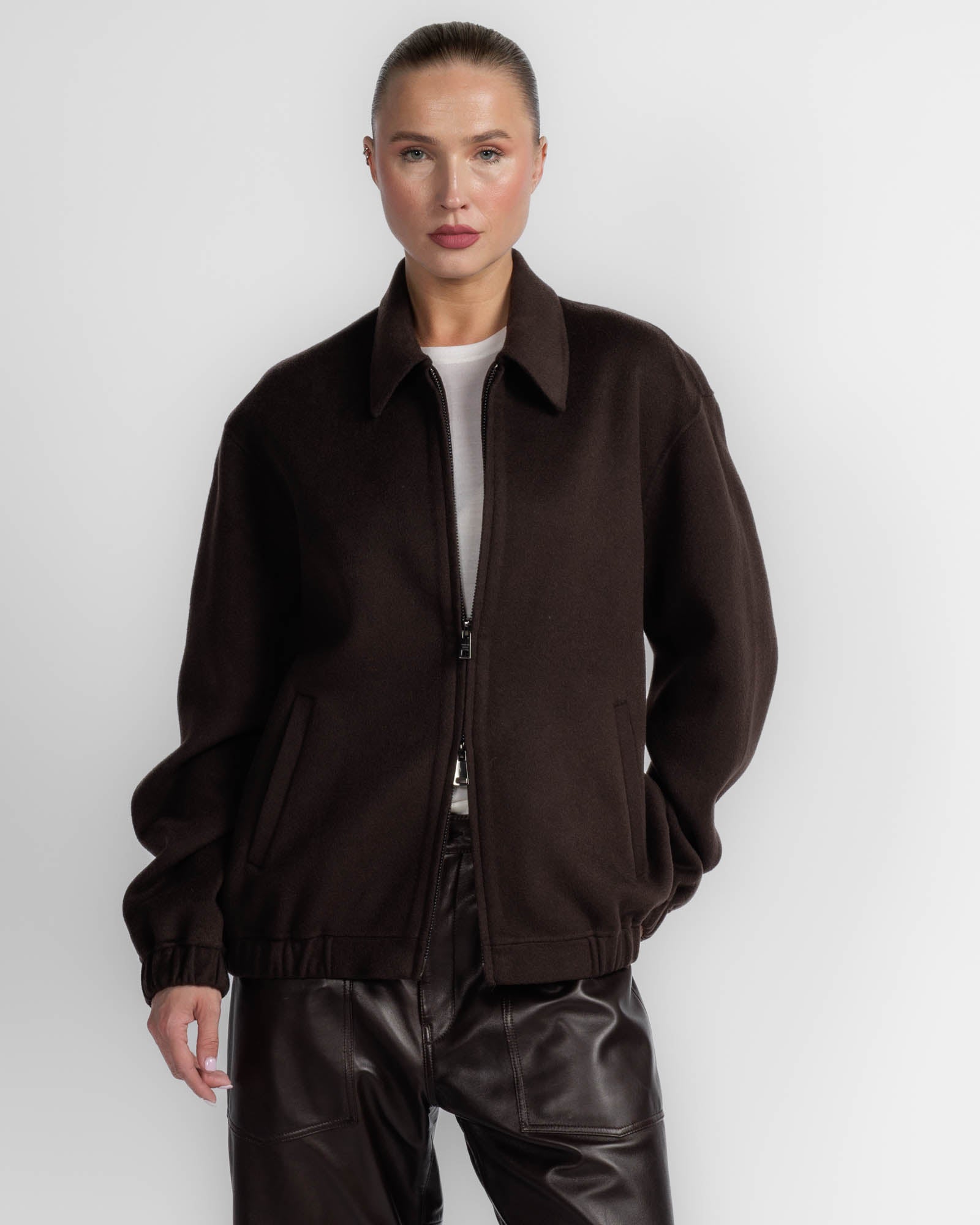 Oversized Zip Jacket