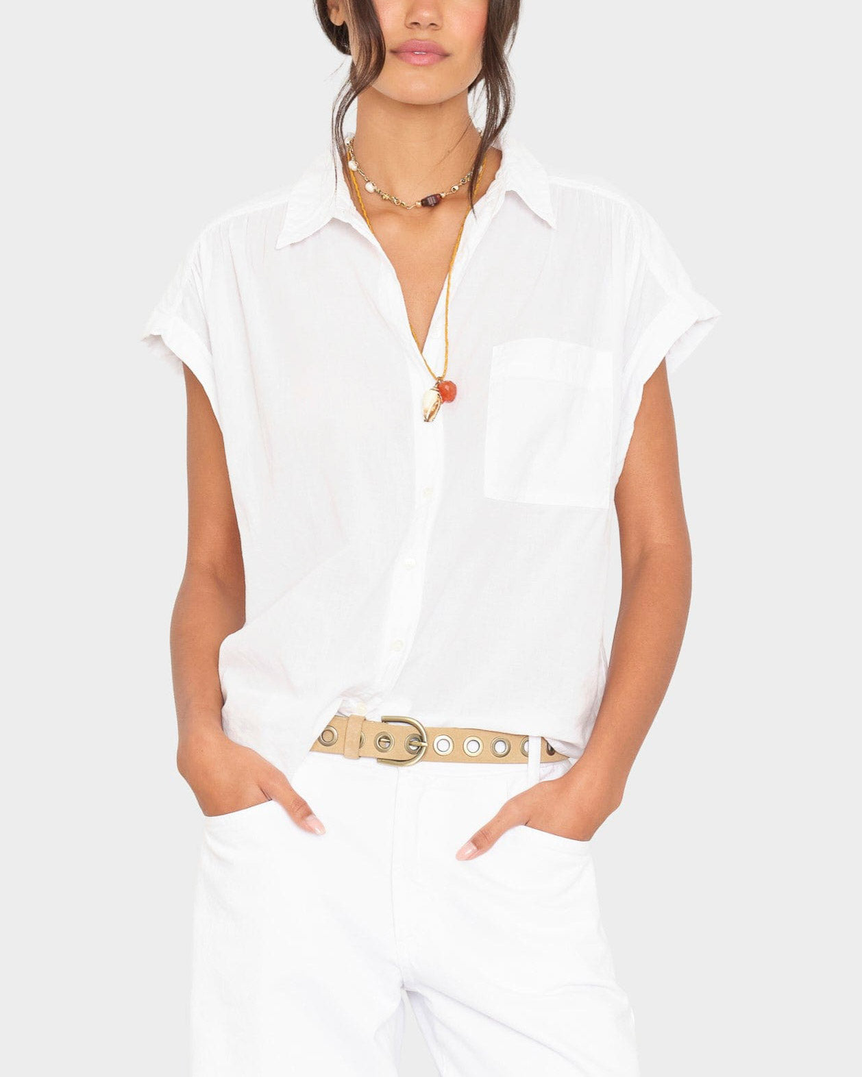 XiRENA COTTON シャツ Xirena Channing cotton shirt - Wendela van Dijk