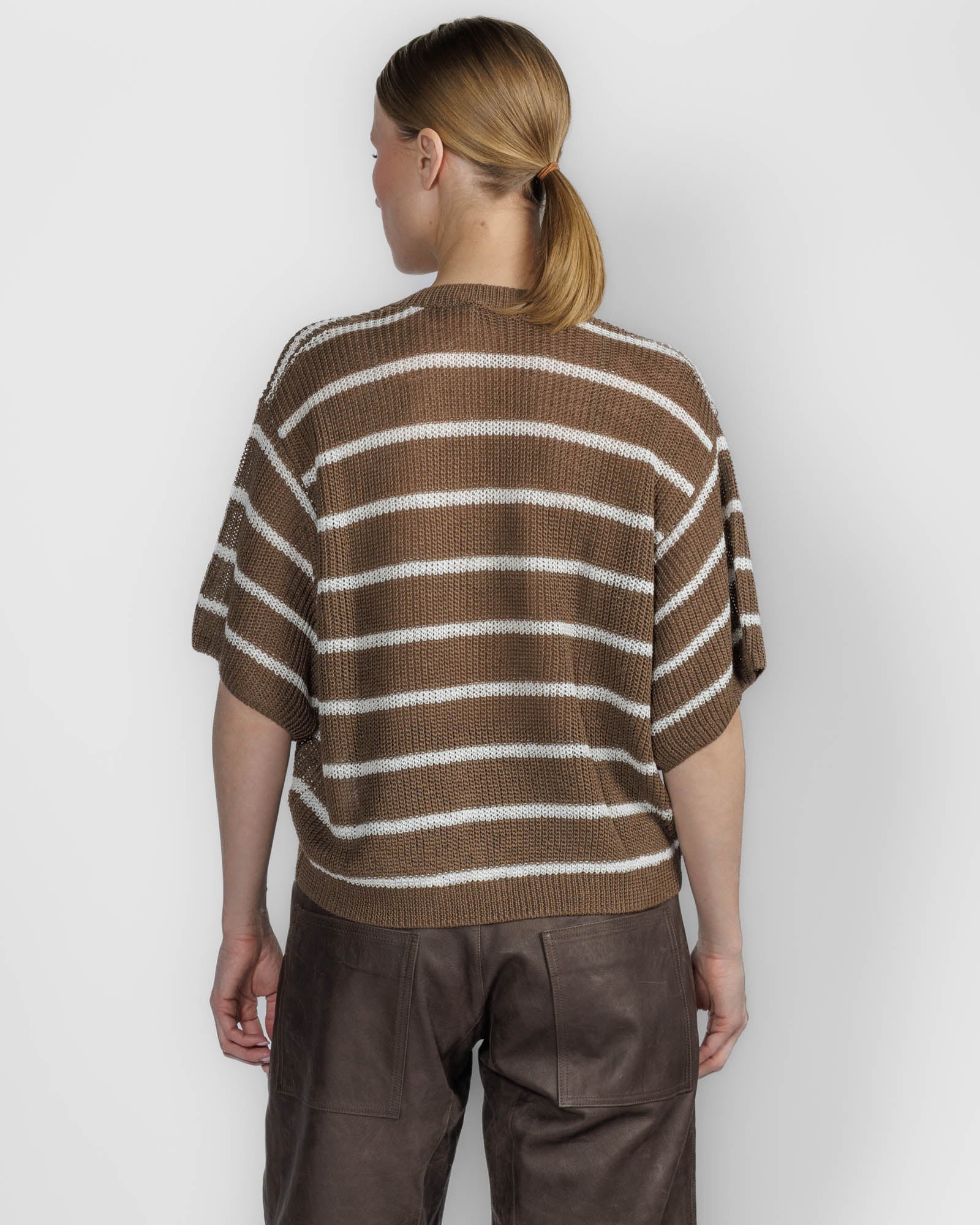 Stripe V-Neck Sweater