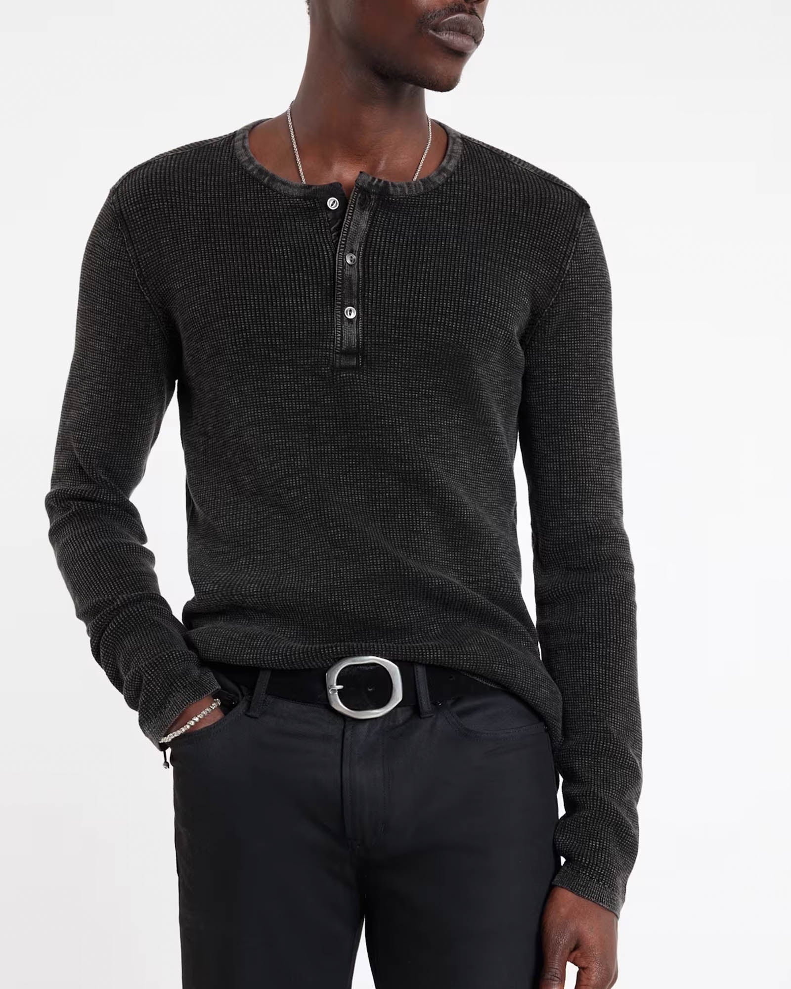 Memphis Waffle Henley