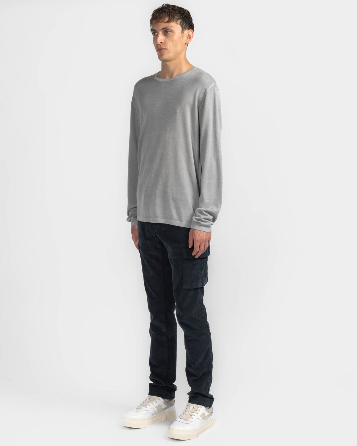 Reverse Print Crewneck
