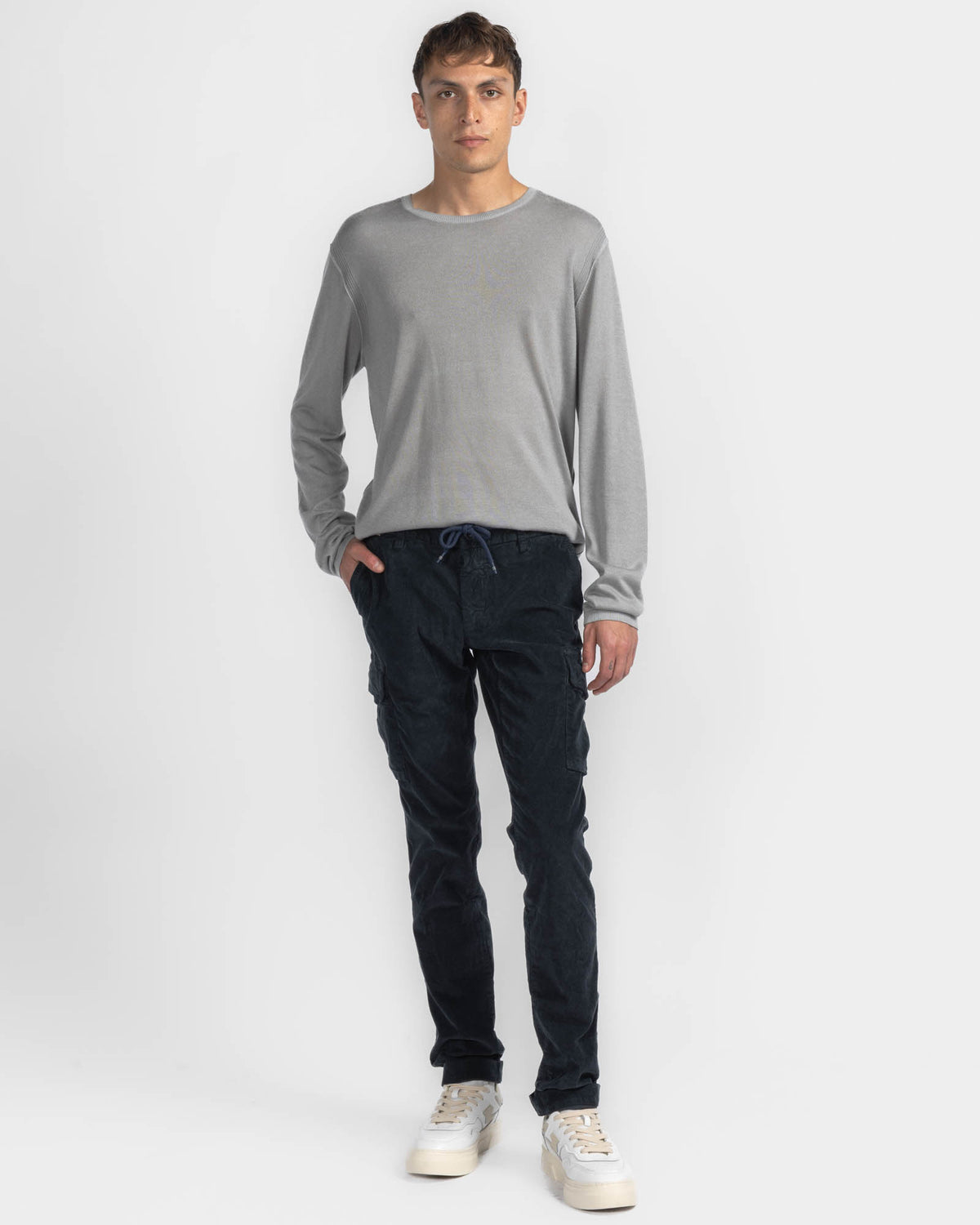 Reverse Print Crewneck