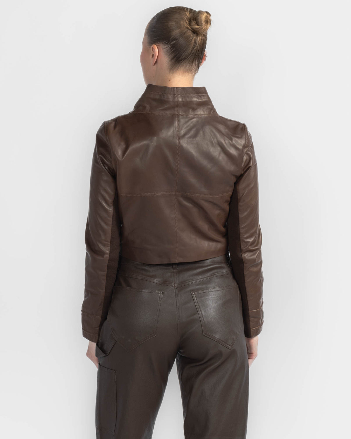 Crop Leather Jacket