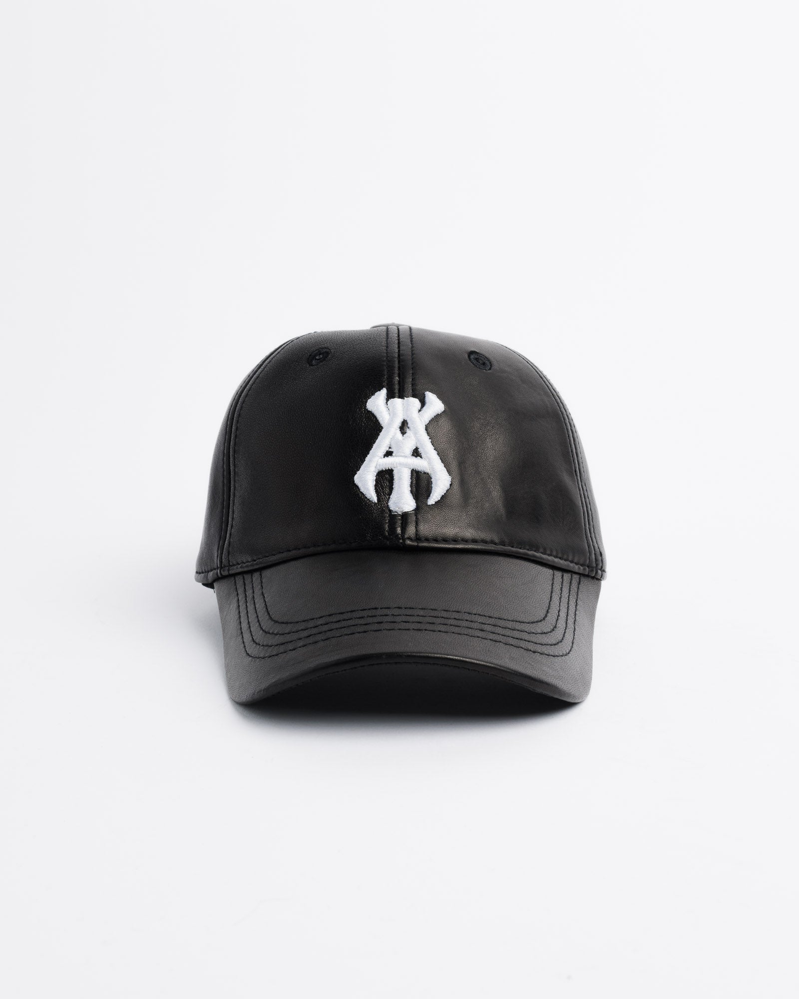 Logo Leather Hat