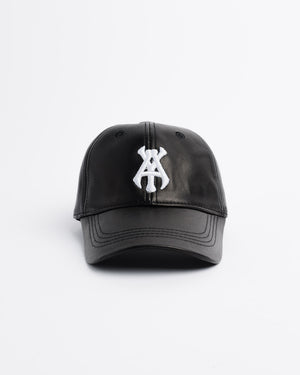 Logo Leather Hat