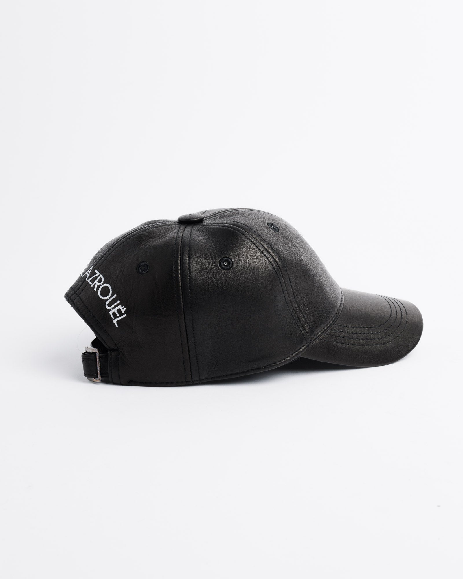 Logo Leather Hat