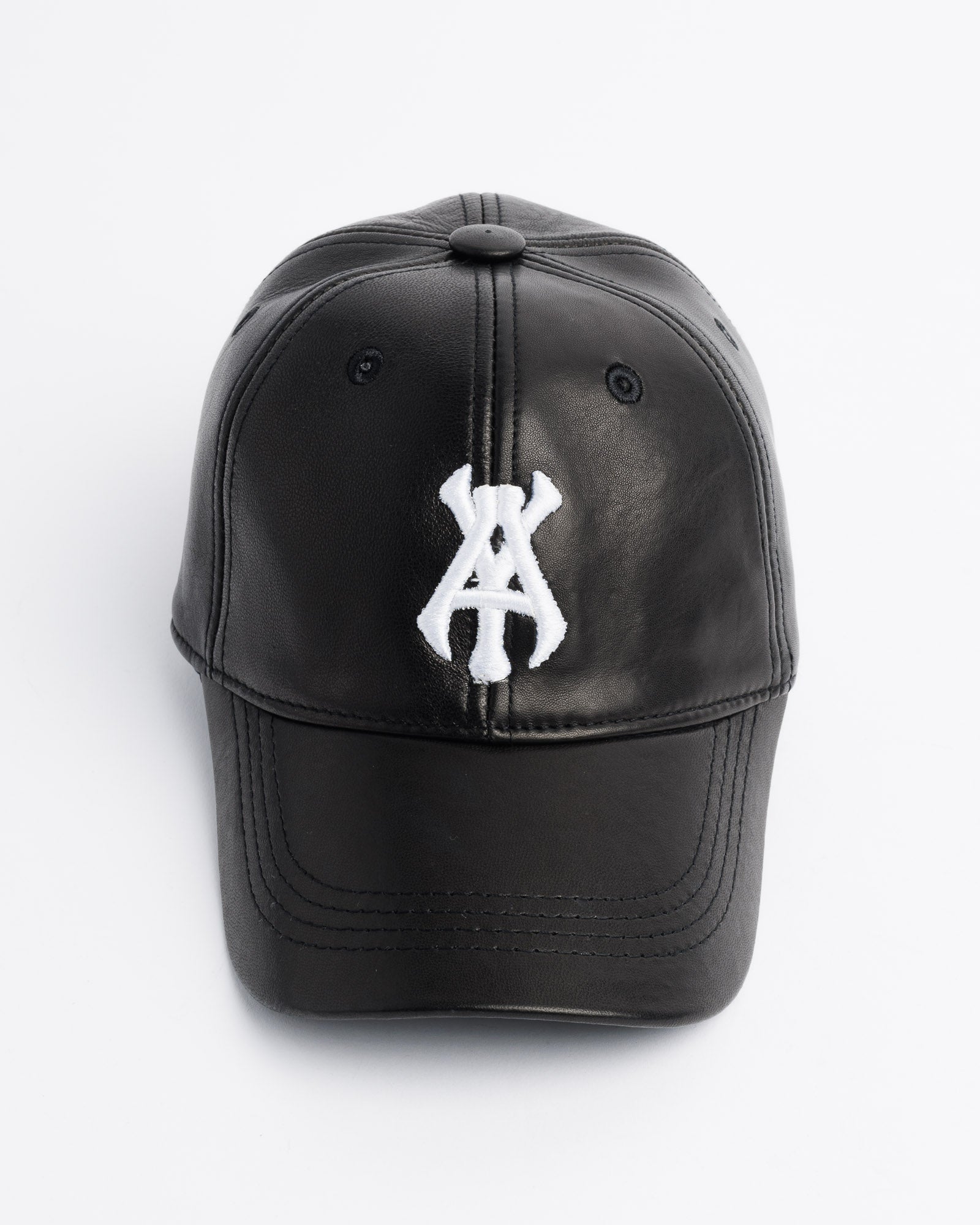 Logo Leather Hat