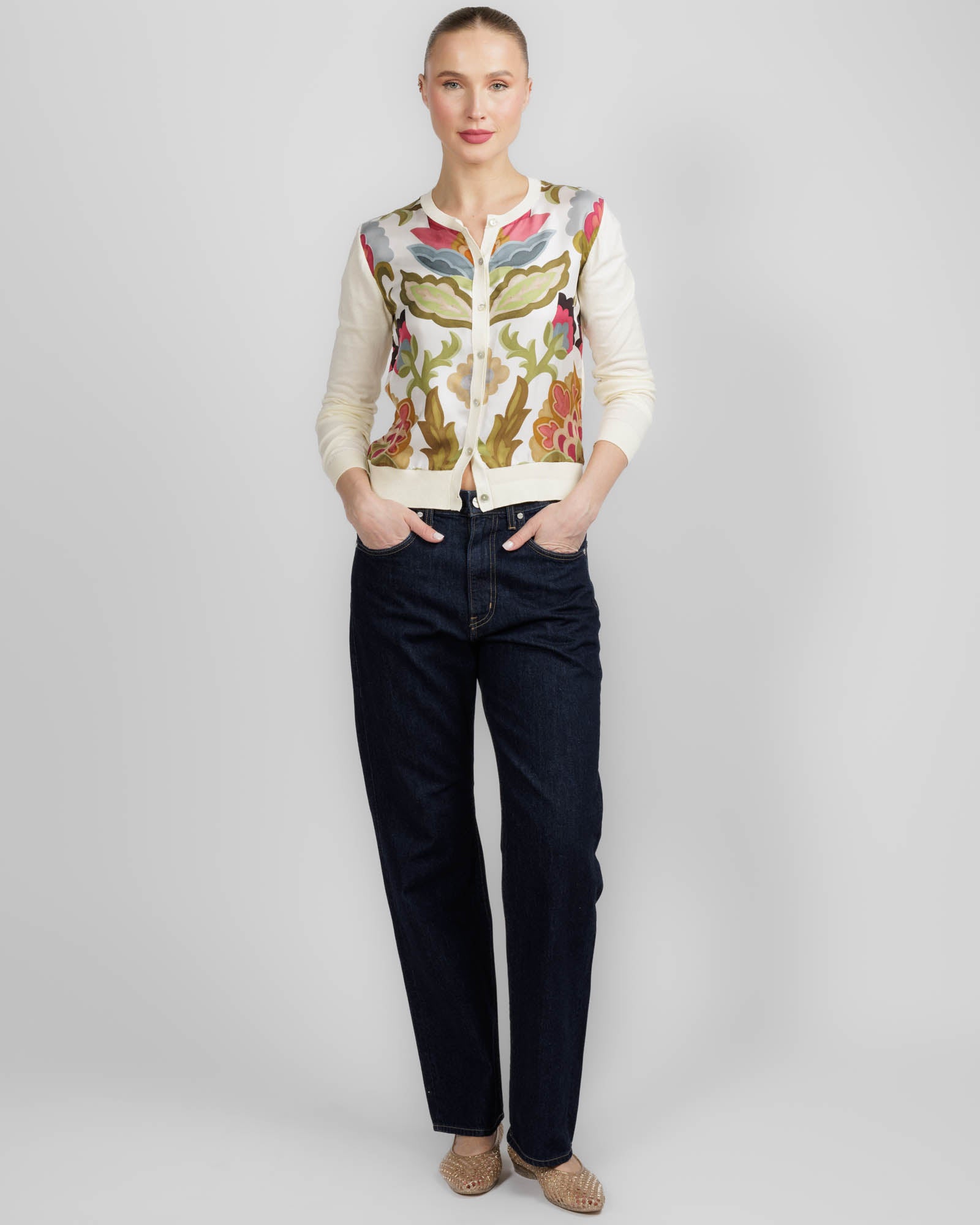 Crewneck Cardigan
