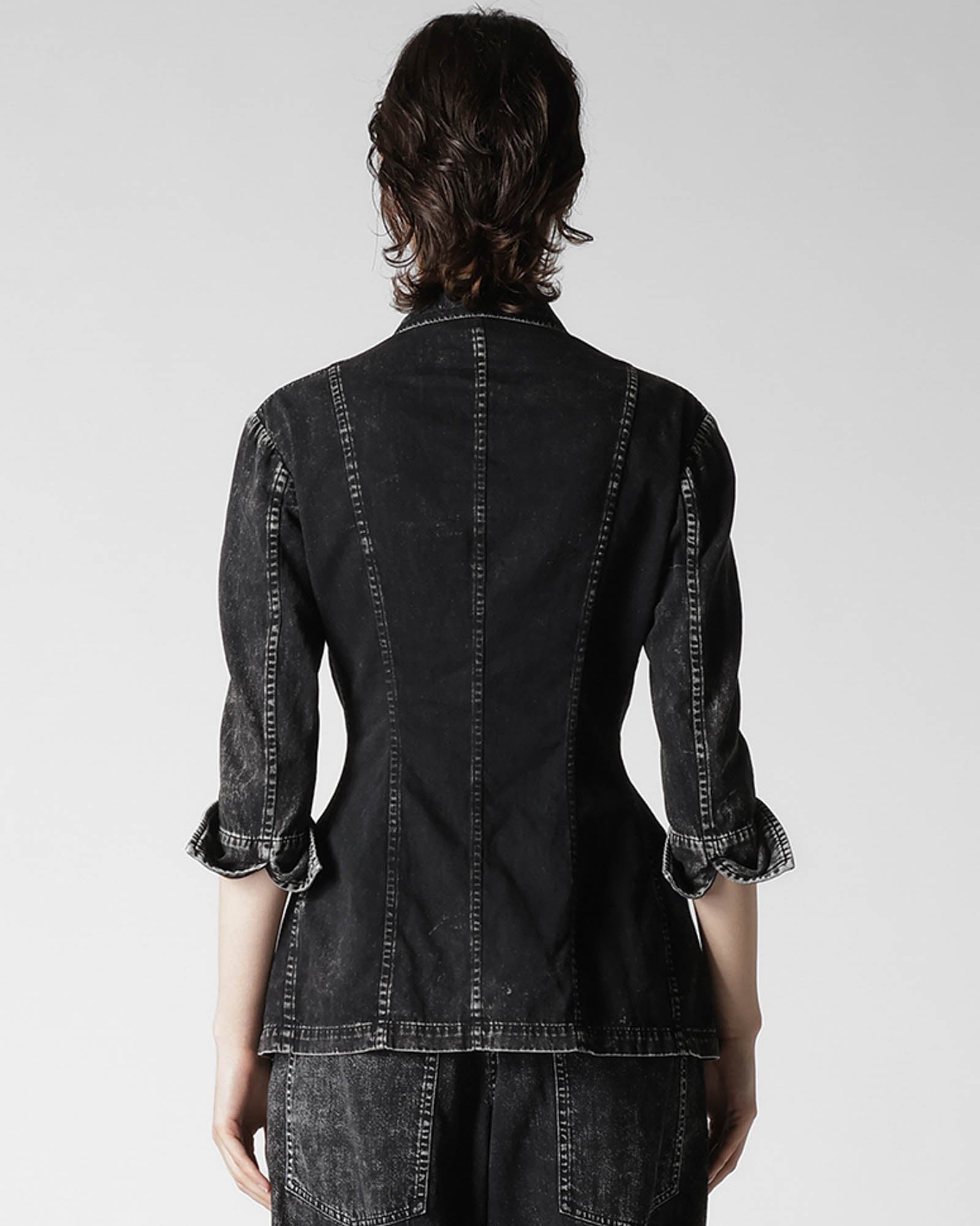 Uleft Side Cloth Jacket