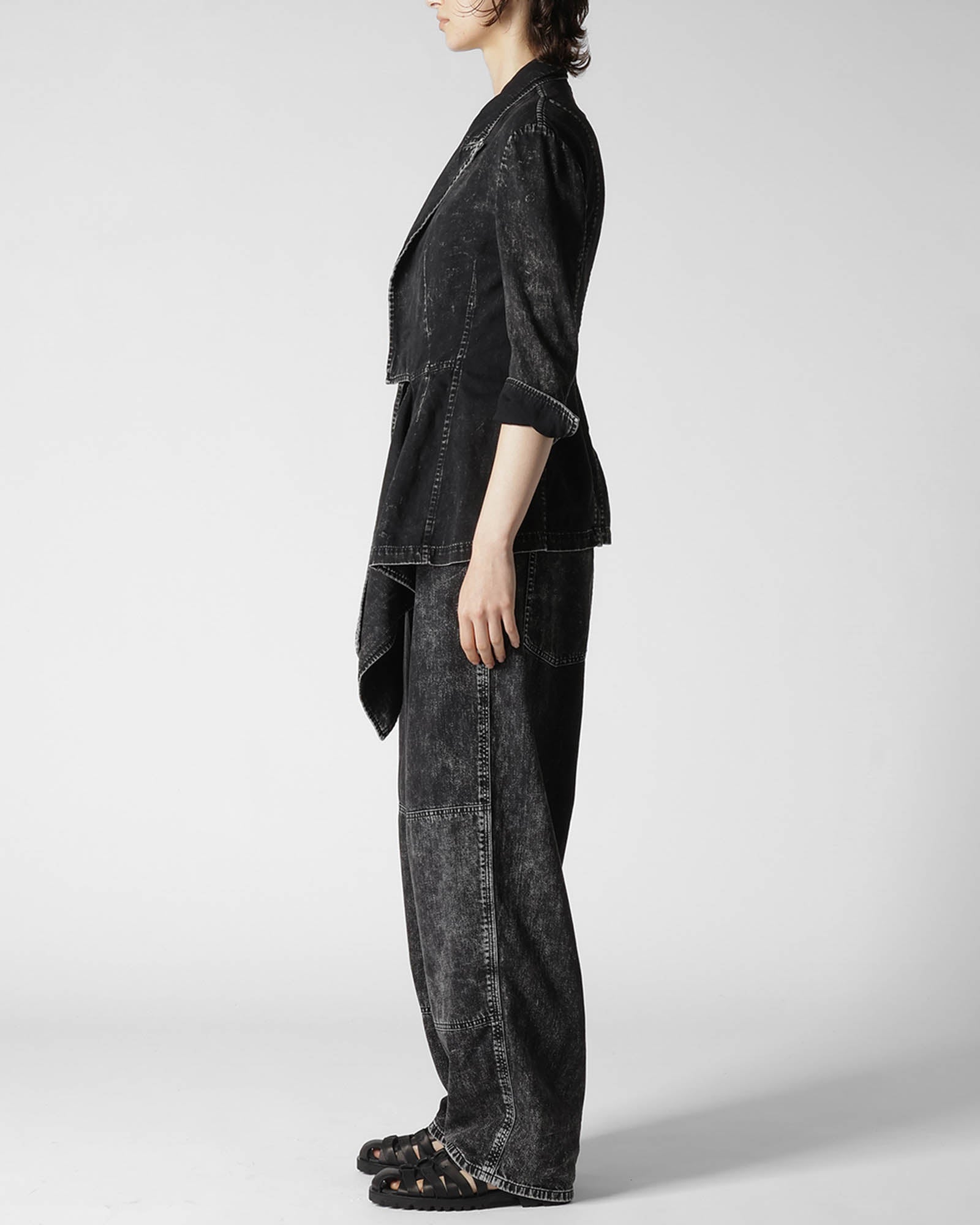 Uleft Side Cloth Jacket