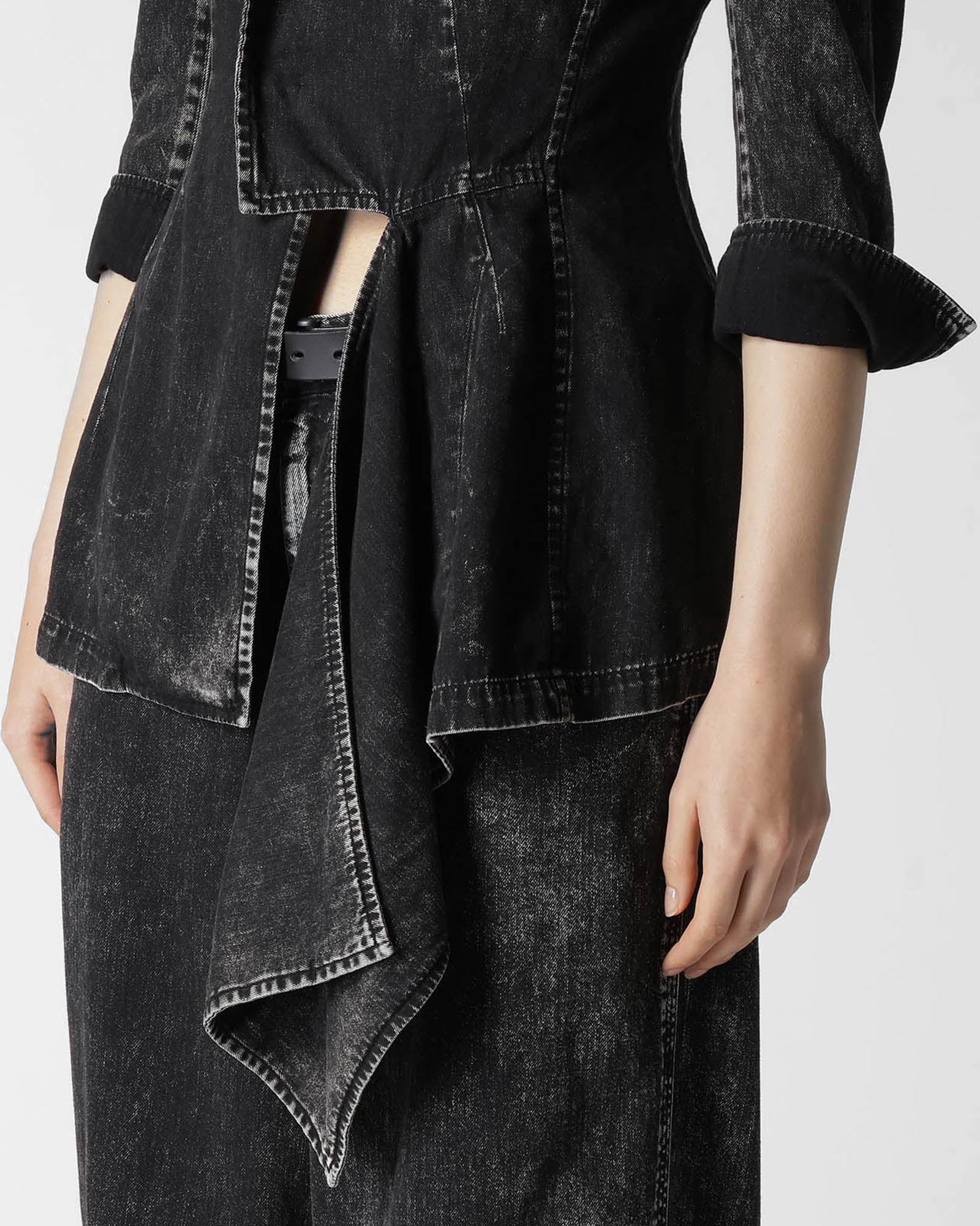 Uleft Side Cloth Jacket