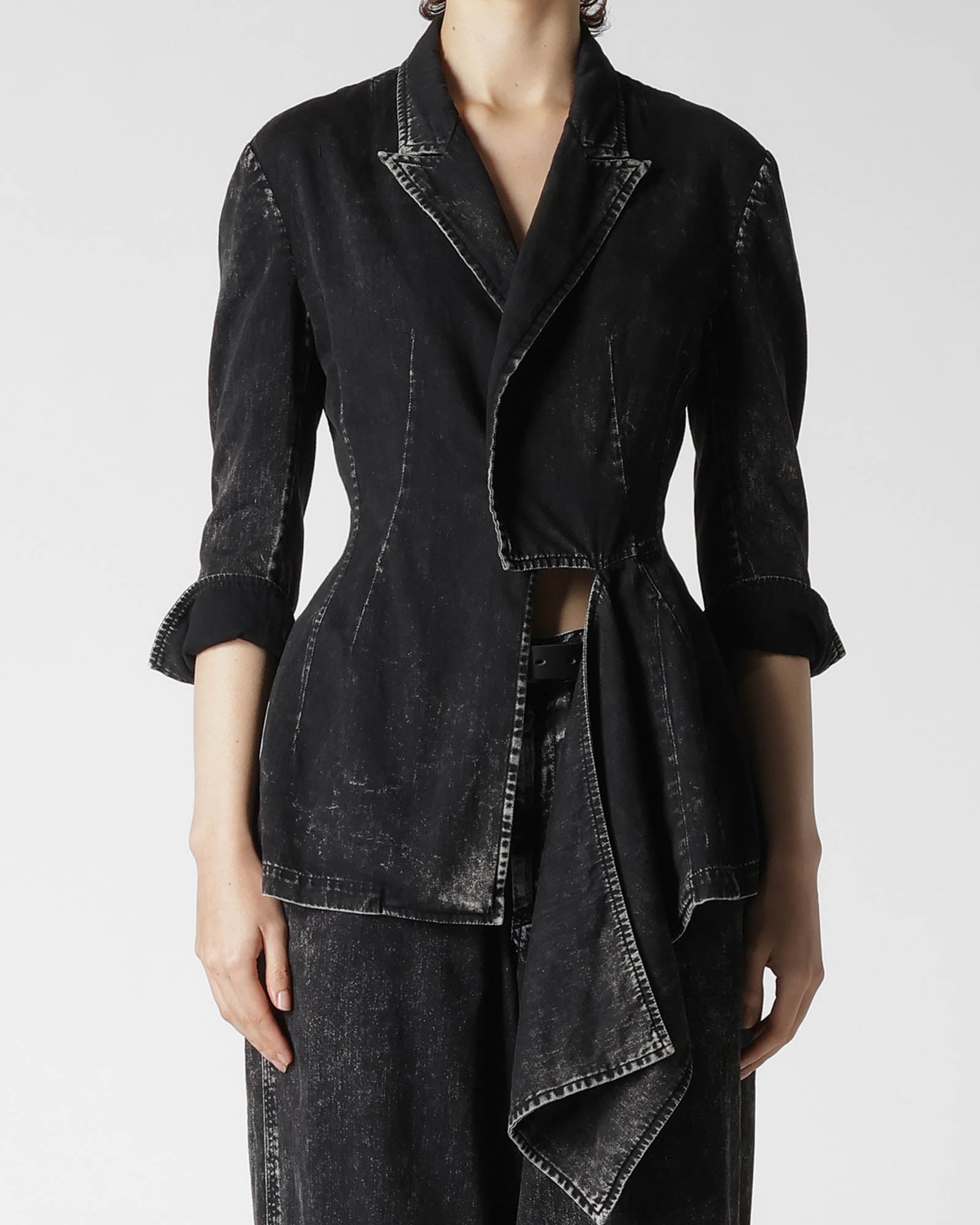 Uleft Side Cloth Jacket