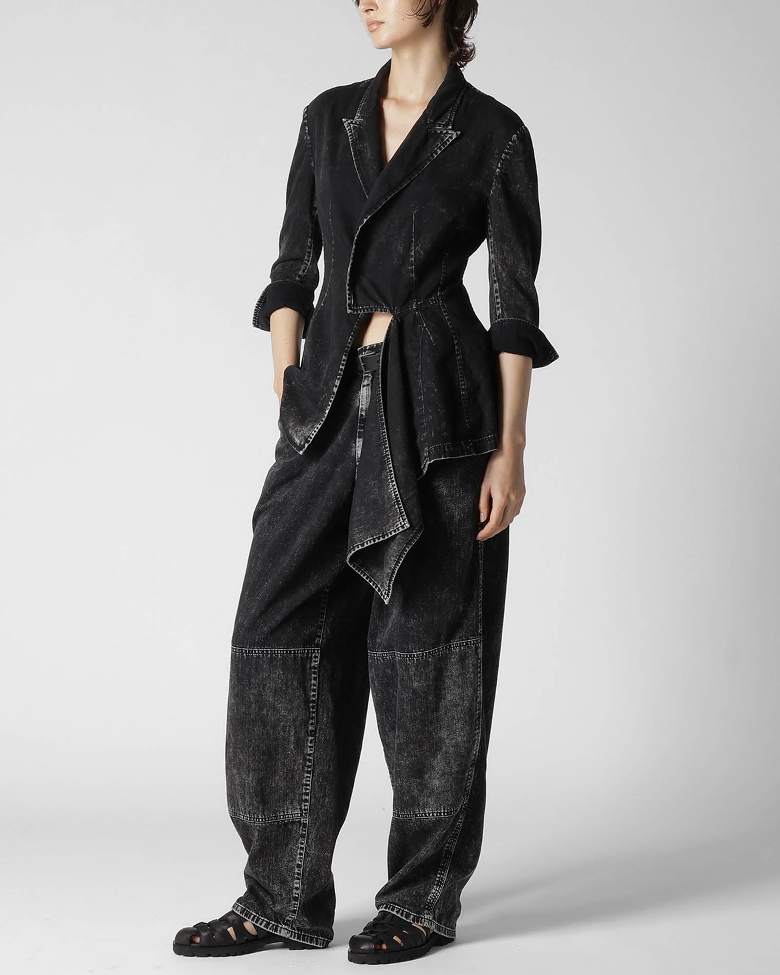 Uleft Side Cloth Jacket