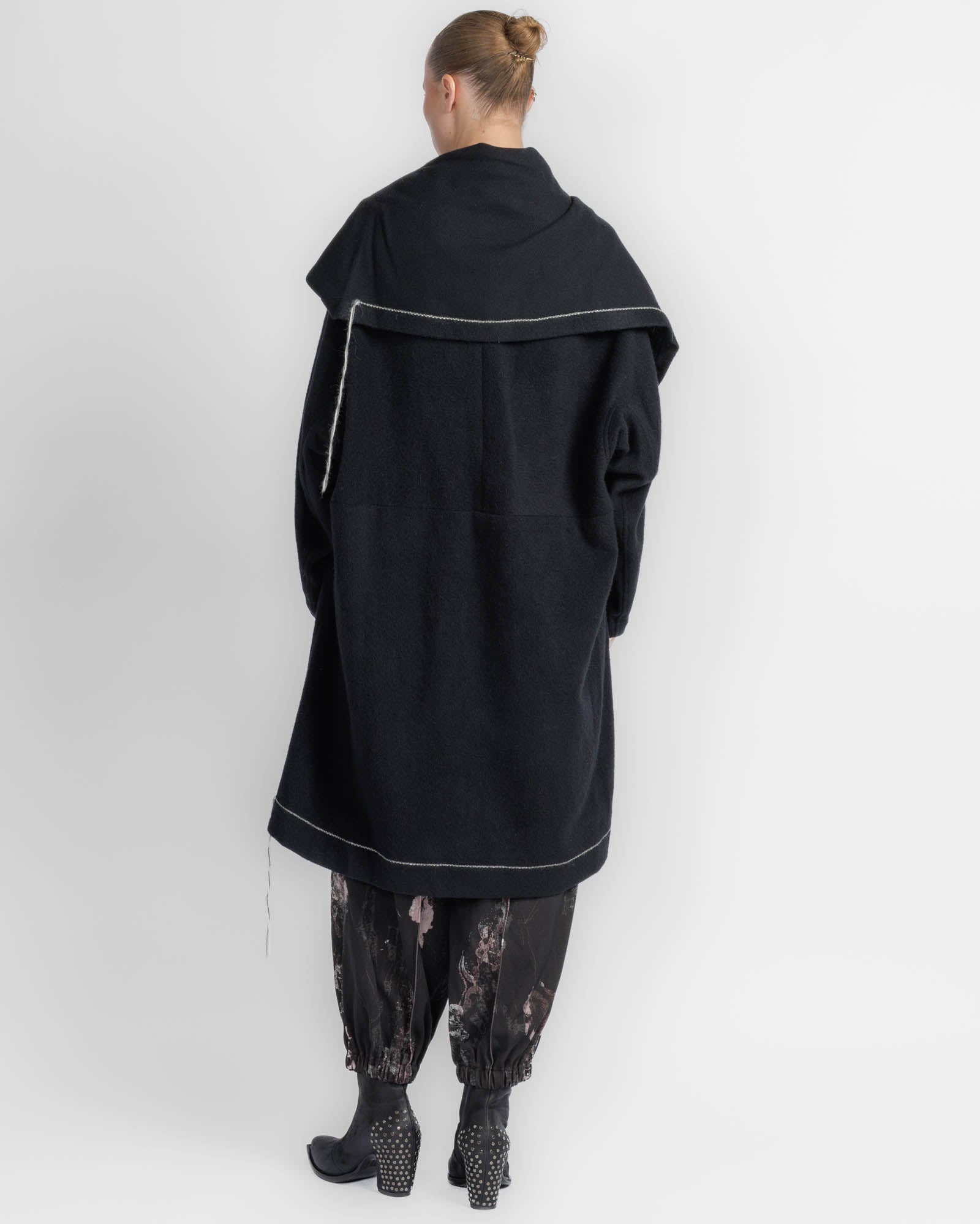 U-Design Sleeve Cape Coat