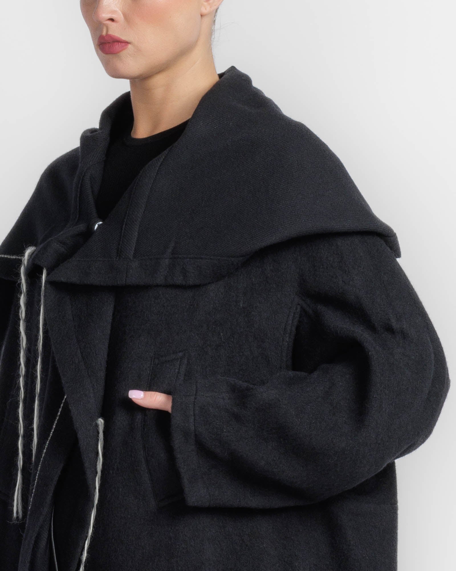 U-Design Sleeve Cape Coat