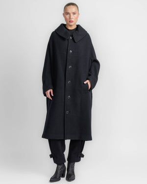 U-Arranged Sleeve Coat