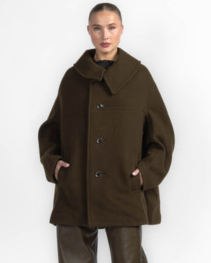 U-Arranged Sleeve Coat