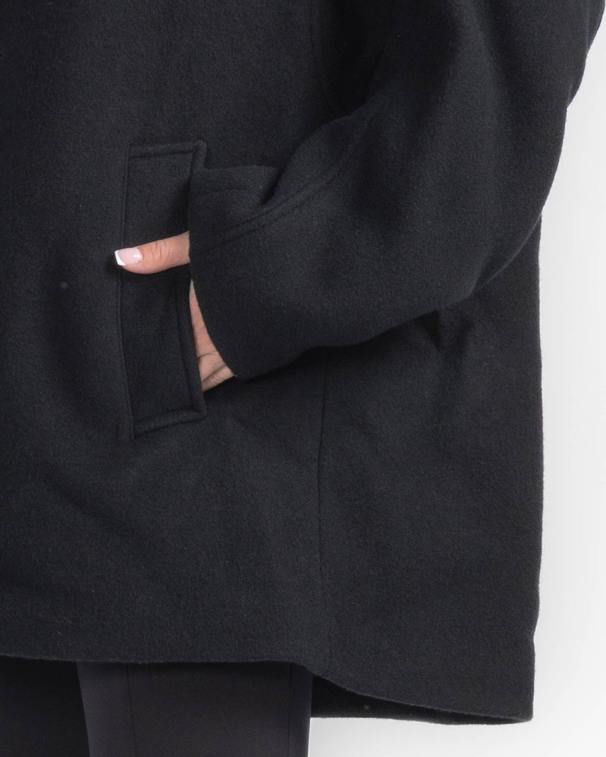 U-Arranged Sleeve Coat
