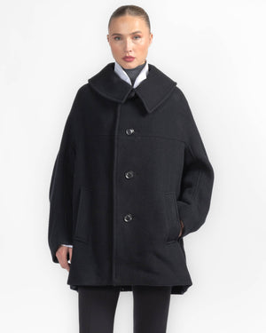 U-Arranged Sleeve Coat