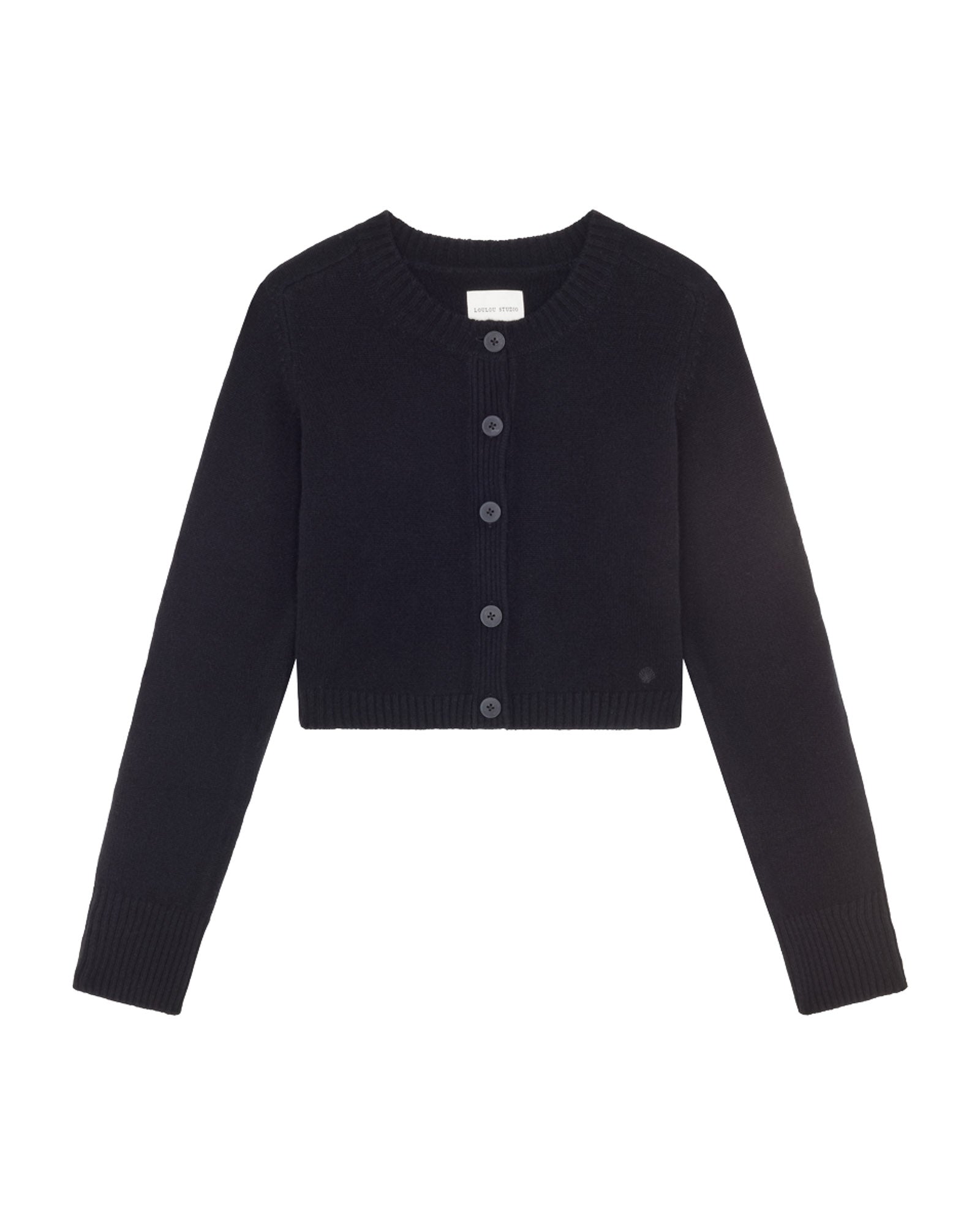 JSELF Design Fit Long Cardigan ブラック long-sleeve-long-cardigan--