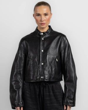 Crop Moto Jacket