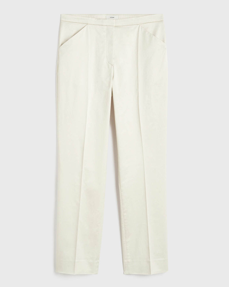 Crop Straight Trousers