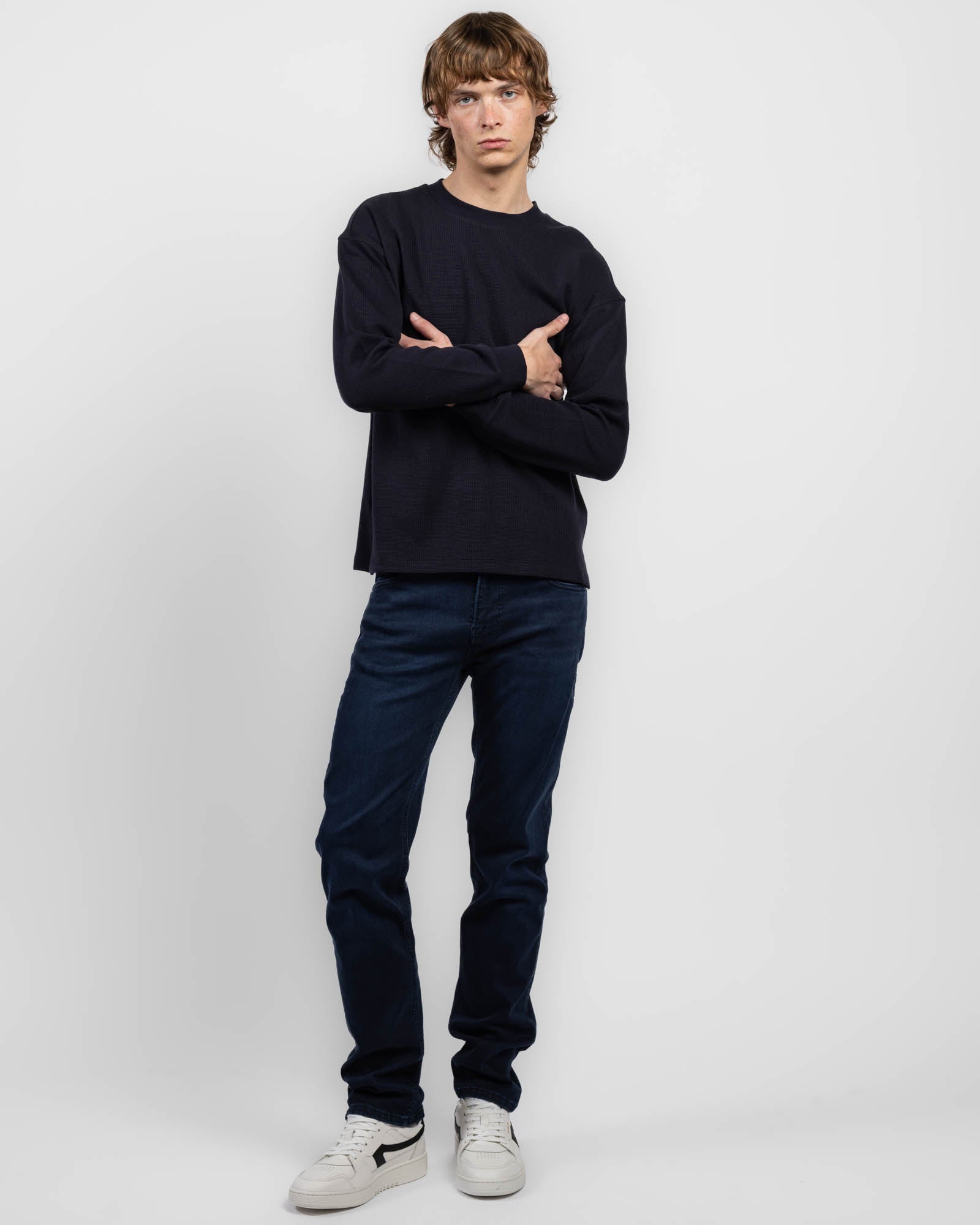 Long Sleeve Waffle Top