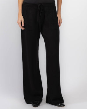 Straight Knit Wide Pants