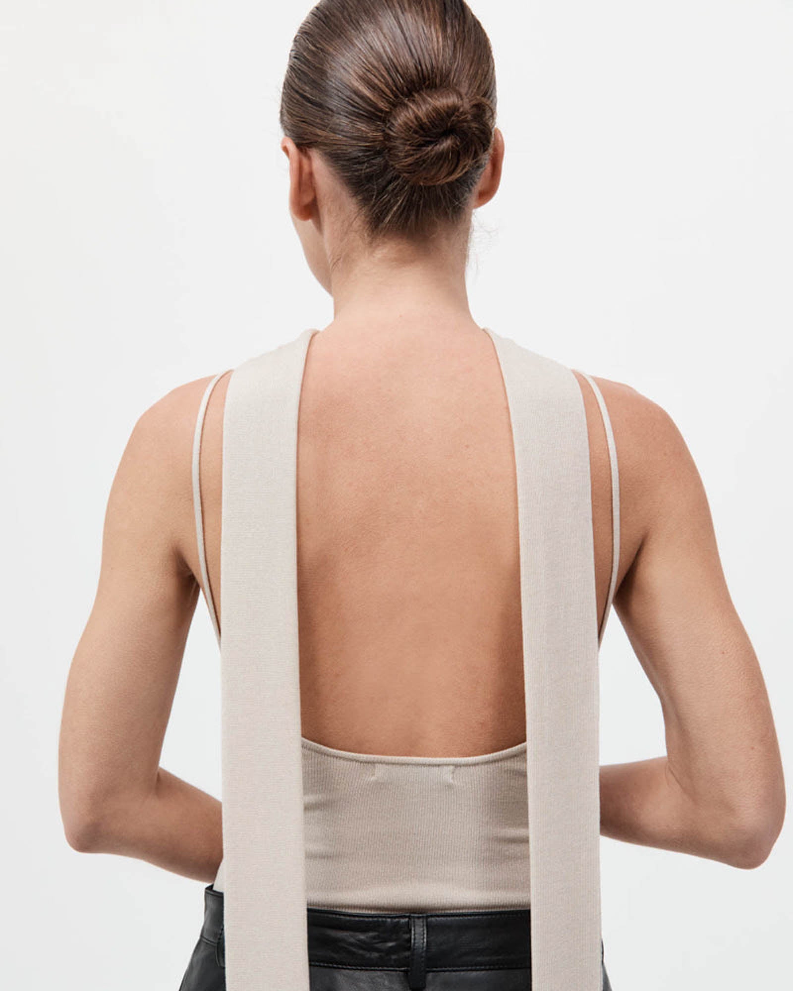 Haut écharpe en tricot