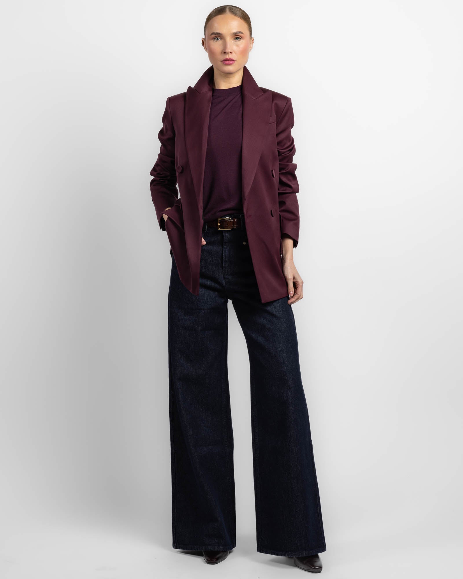 Veste croisée décontractée