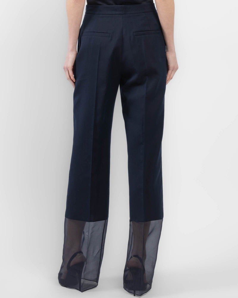 Sheer Hem Pants