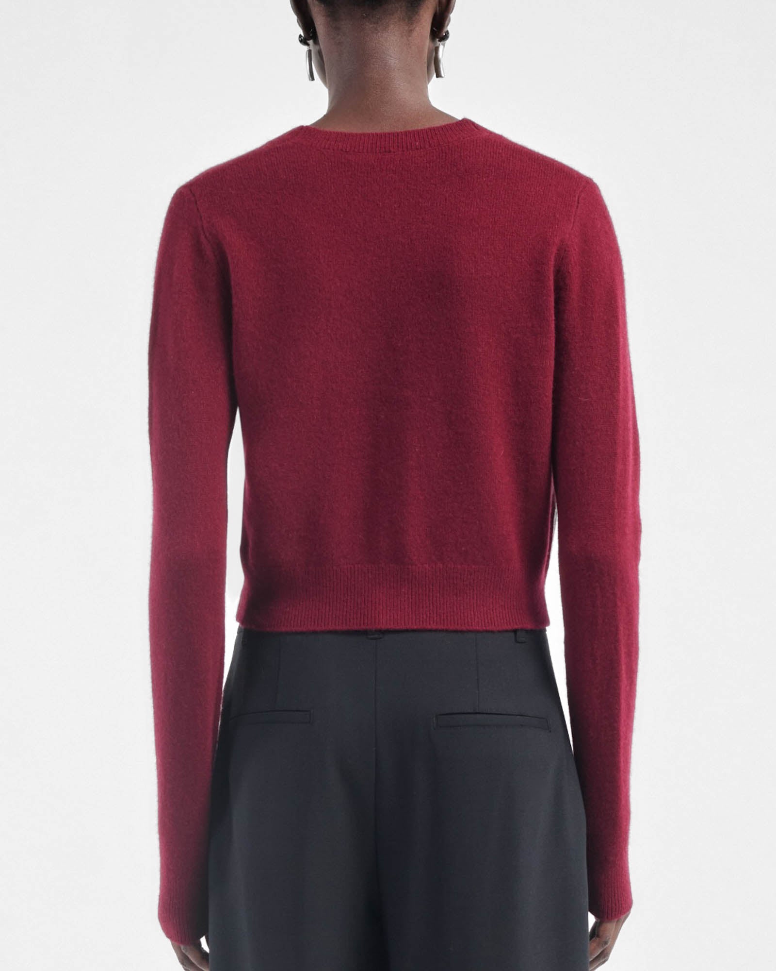 Cardigan rétréci en V