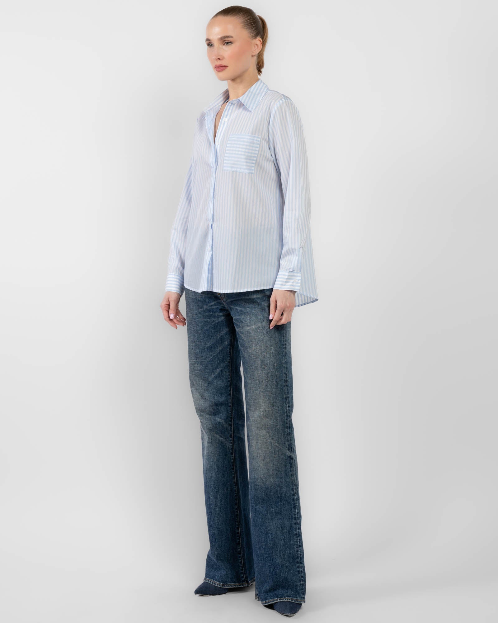 Chemise à rayures