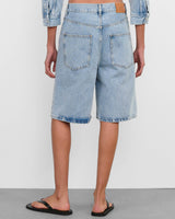 Denim Low Rise Shorts