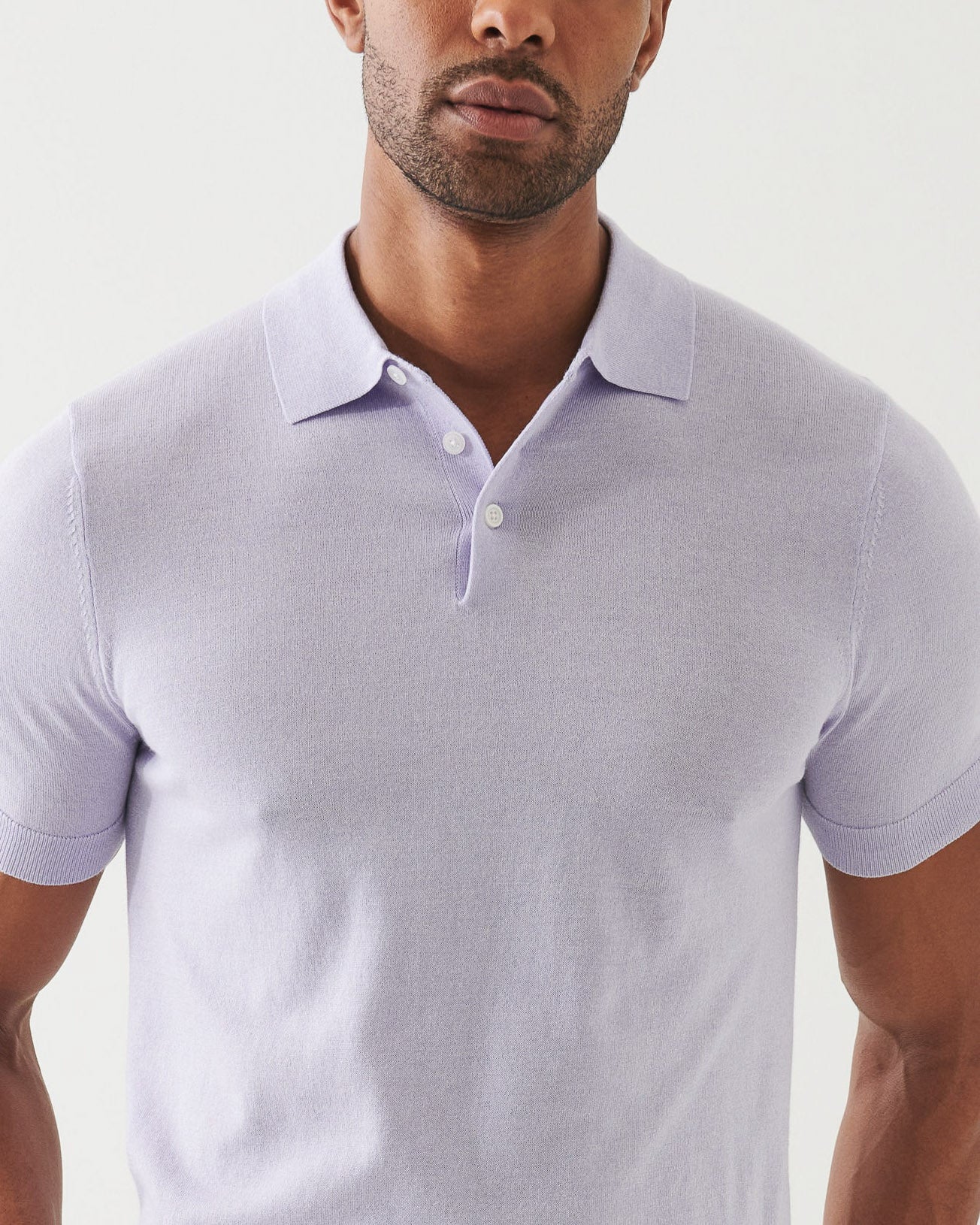 Cupro Button Polo