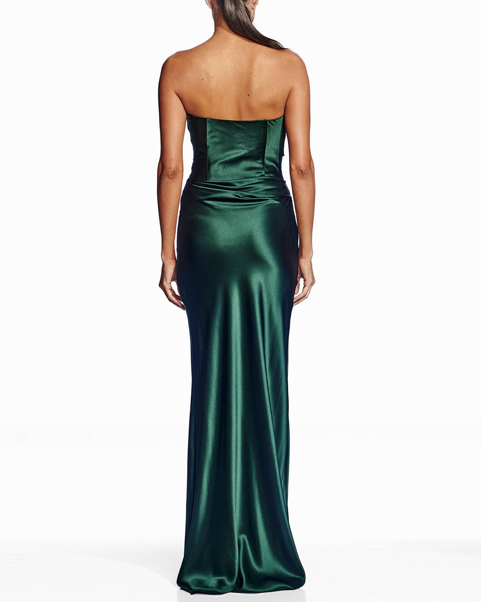 Robe bustier à col bénitier